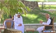 انتشار تصویر اشرف غنی با مسؤول اماراتی قبل از ترک کابل