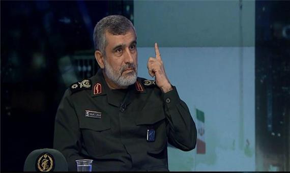 واکنش سردار حاجی‌زاده به تهدیدات صهیونیست‌ها علیه ایران: پرت و پلاست