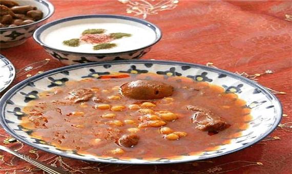 طرز تهیه خورش نخود آله