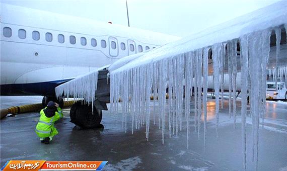 برای اولین بار در تاریخ/فرود هواپیمای ایرباس بر روی یخ های قطبی /فیلم