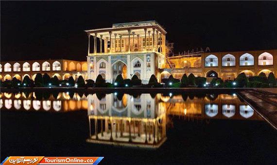 تعطیلی موقت بازدید شبانه کاخ عالی‌قاپو اصفهان