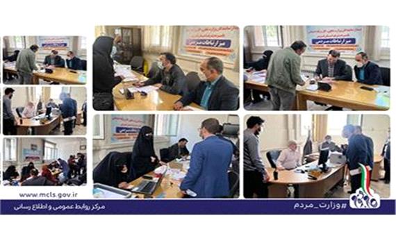 پاسخگویی مستقیم معاونین وزیر تعاون،کار و رفاه اجتماعی به مردم استان قزوین