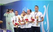 دشت نخستین مدال برنز شنا ایران در ماده 4 در 100 متر تیمی