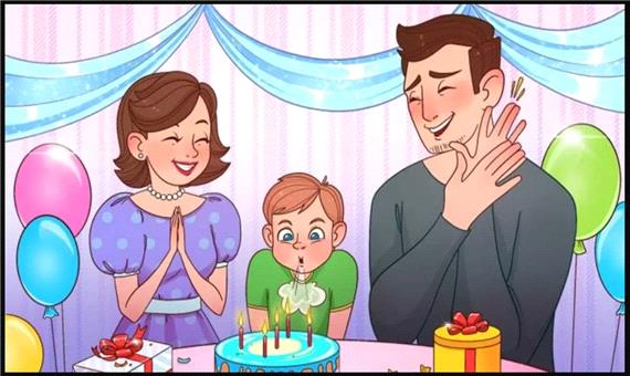 آیا می‌توانید اشتباهِ عکسِ جشن تولد را در 5 ثانیه تشخیص دهید؟ / تست هوش فکری