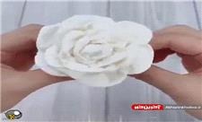 درست کردن گل با دستمال