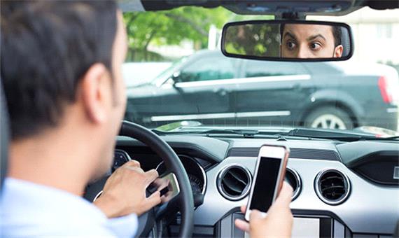 نتیجه استفاده از تلفن همراه در هنگام رانندگی