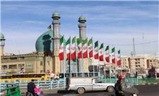 نصب 450 پایه پرچم ایران بر روی پل‌های سواره‌رو منطقه 4