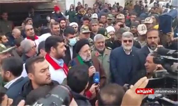 رئیسی در جمع مردم روستای بدلان: دولت با تمام توان در کنار مردم خواهد بود