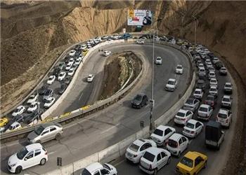 محدودیت تردد در جاده چالوس و آزادراه تهران– شمال از ساعت 14 اول آبان