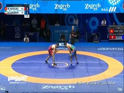 شروع مقتدرانه «کامران قاسم‌پور» مقابل حریفی از قرقیزستان