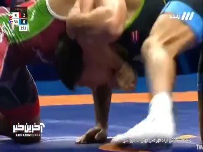 محمد نخودی پس از استراحت در دور نخست، در یک‌هشتم وزن ۷۹ کیلوگرم پیروز شد