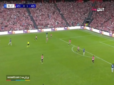 گل دوم آرسنال به اتلتیک بیلبائو توسط تروسار