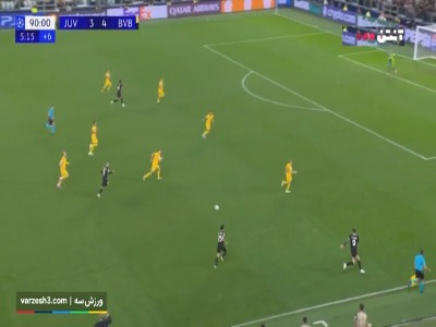 گل چهارم یوونتوس به دورتموند لوید کلی