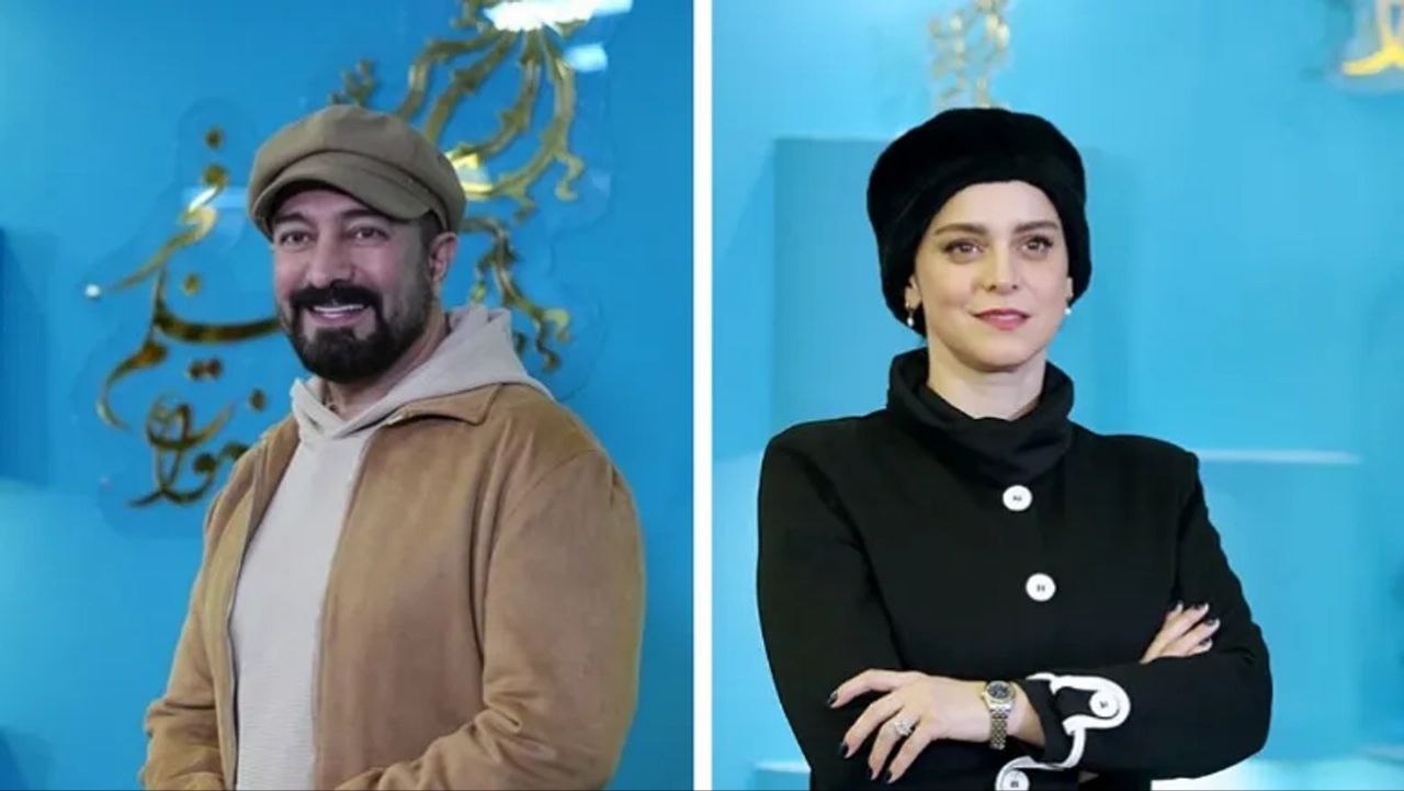 ایفای نقش مجید صالحی و غزل شاکری در یک سریال تلویزیونی