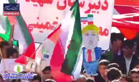 مکانیزم چکش دانش آموزان گرگانی بر سر ترامپ