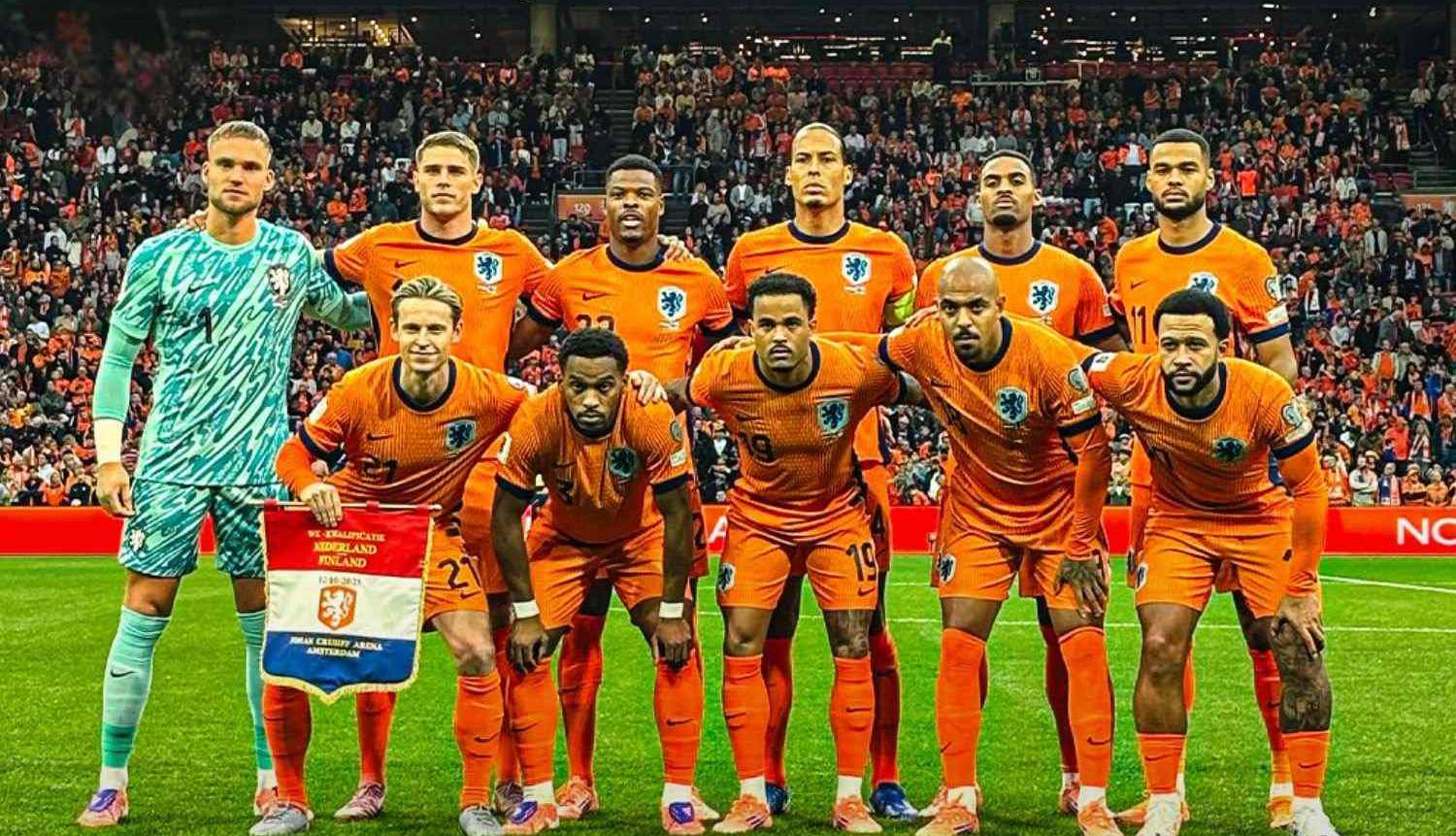 لیست تیم ملی هلند برای انتخابی جام جهانی ۲۰۲۶؛ والنته، چهره جدید لاله‌های نارنجی