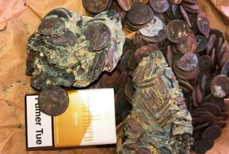 کشف «گنج سکه‌های زنگ‌زده» که قاچاقچیان عتیقه به نروژ برده بودند