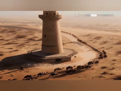 قدمت خراسان که به وسیله هوش مصنوعی به تصویر کشیده شد