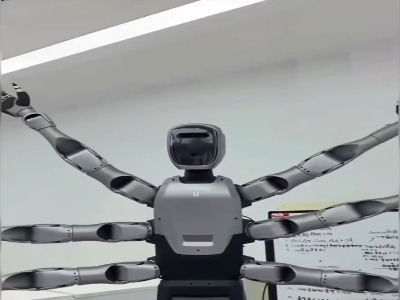 رونمایی از اولین ربات انسان‌نمای جهان با ۶ بازوی رباتیک