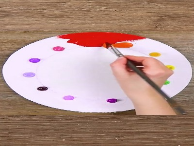 نقاشی تجسم یک پروانه