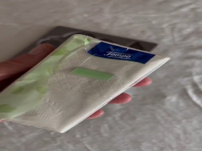 ببینید با دستمال کاغذی چی درست می‌کنه!