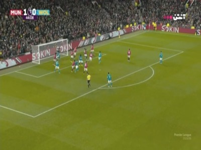 گل اول ولورهمپتون به منچستریونایتد