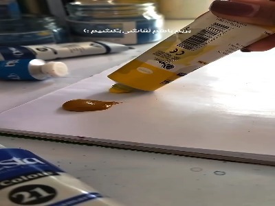 نقاشی زیبا با رنگ و روغن