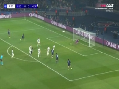 گل اول پاری سن ژرمن به نیوکسل توسط ویتینیا