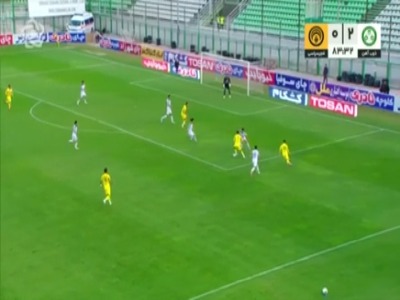 گل اول فجرسپاسی به ذوب آهن توسط رستمی