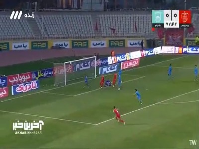 تیر دروازه چادرملو روی شوت ارونوف لرزید