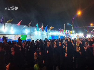 خیل عاشقان در مسیر جمکران