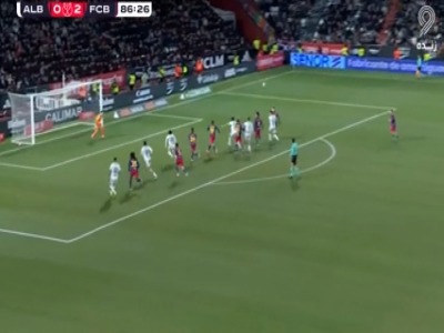 گل اول آلباسته به بارسلونا