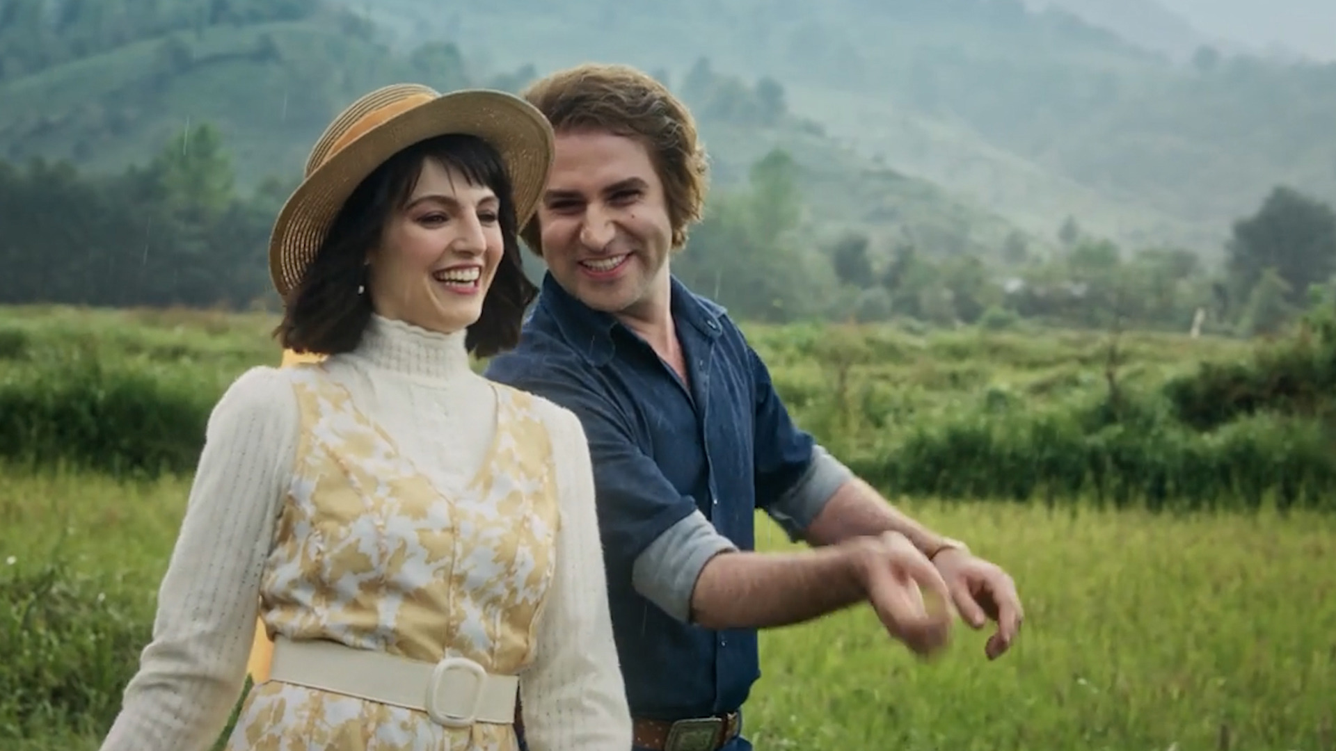 عکس پشت صحنه سریال تاسیان؛ شیرین و امیر در راه شمال