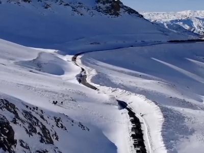 سفید پوش شدن استان وان کردستان عراق