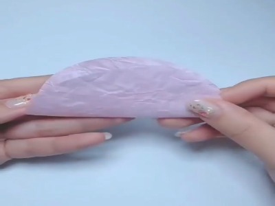 یه گل خوشگل با کاغذ کِشی