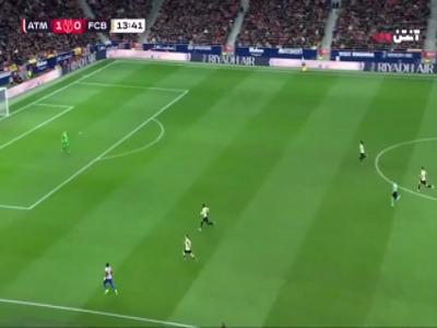گل دوم اتلتیکومادرید به بارسلونا(گریزمان)