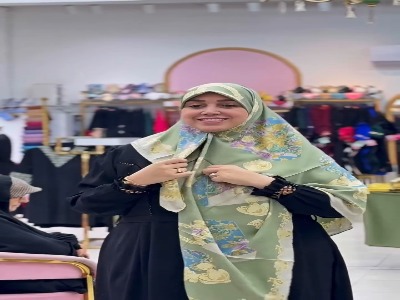 آموزش گره روسری خاص