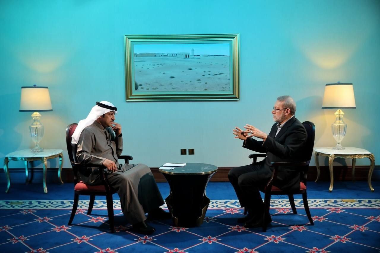 لاریجانی: بخشی از تظاهرات داخلی ایران طبیعی بود، اما بخش دیگری با عوامل اسرائیل و آمریکا مرتبط بود