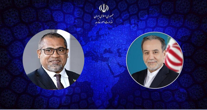 وزیر خارجه مالدیو به عراقچی پیام داد