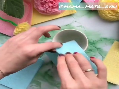 ایده ی جالب با دستمال سفره