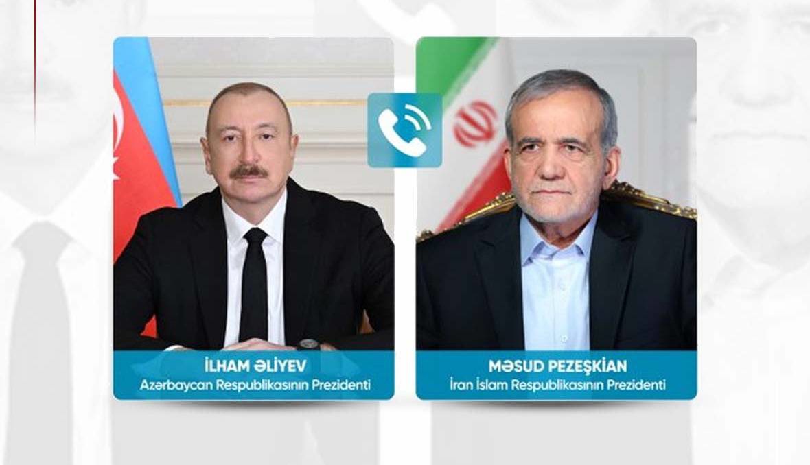 گفتگوی تلفنی الهام علی اف با پزشکیان