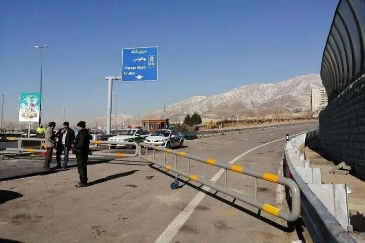 جاده چالوس از ساعت ۱۷ یک طرفه می‌شود