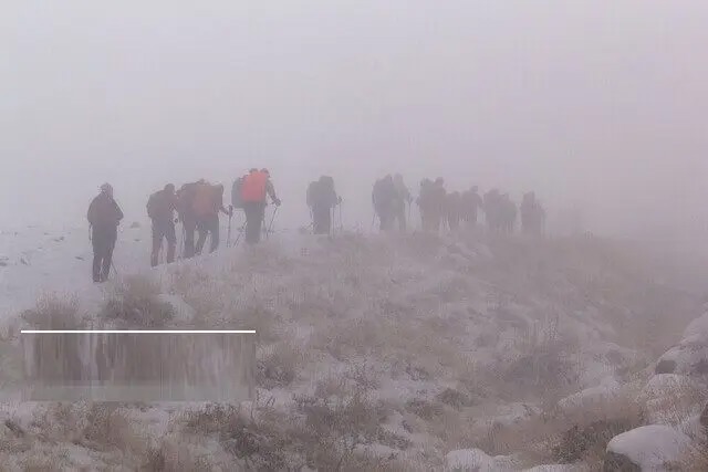 رگبار باران در کوهستان های کشور