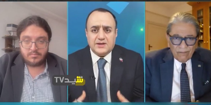 فعال سیاسی اپوزیسیون با بولدوزر از روی رضا پهلوی و شبکه اینترنشنال رد شد