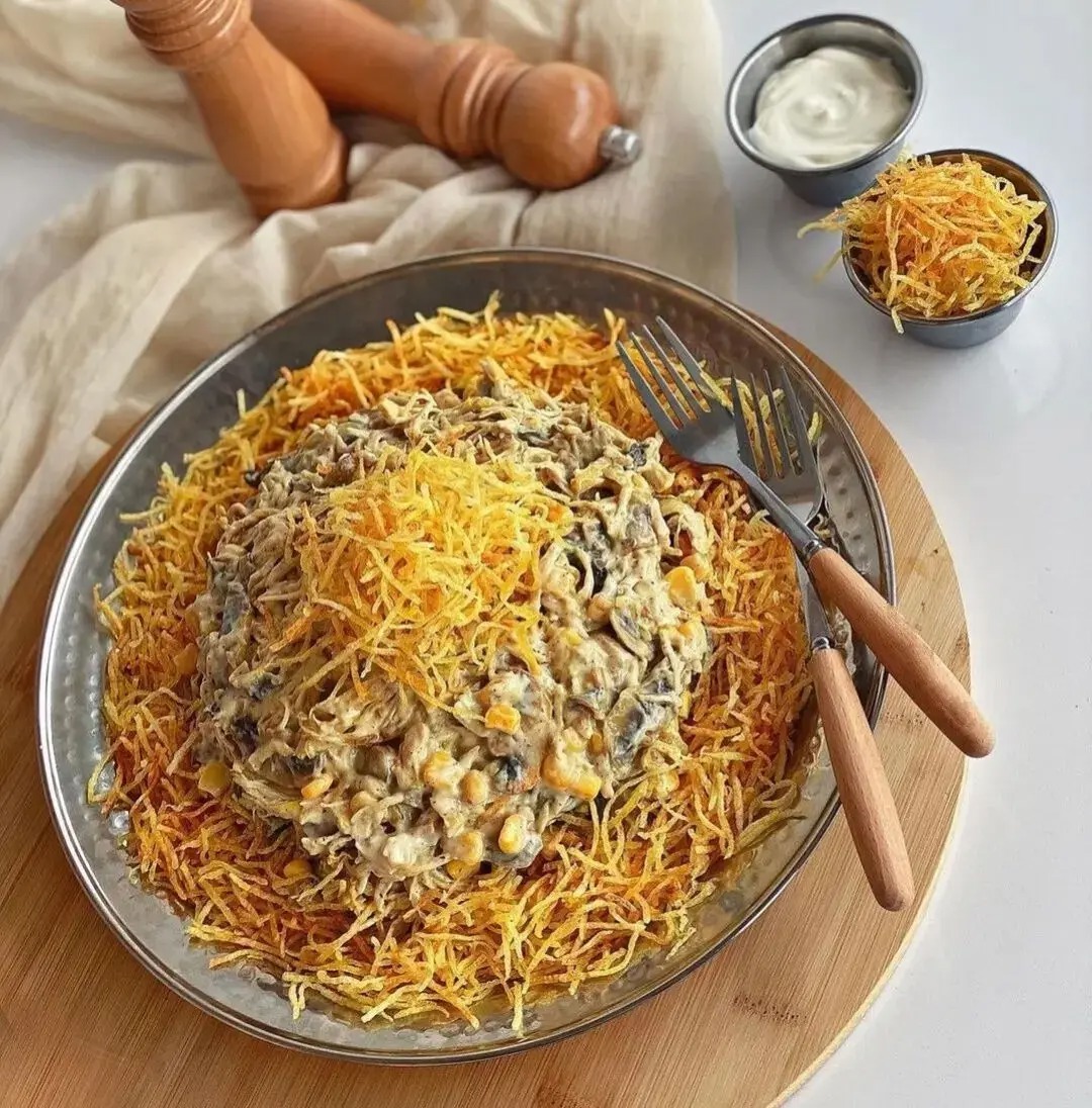 چگونه سالاد خسروشاهی درست کنیم؟/ ویدئو