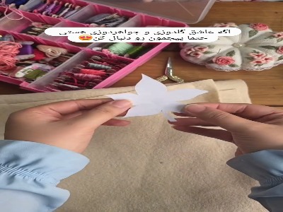 آموزش ساخت سنجاق سینه پاییزی